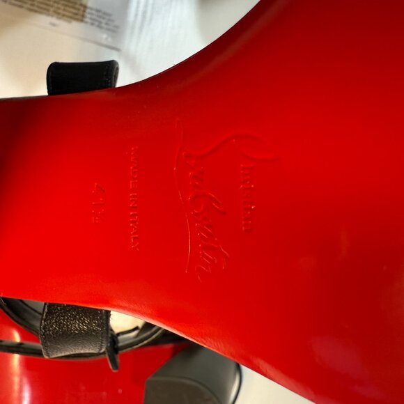 Christian Louboutin Miss Jane Sandal Black (Size 11.5 US/ 8.5 UK/ 41.5 EU) - Picture 5 of 7